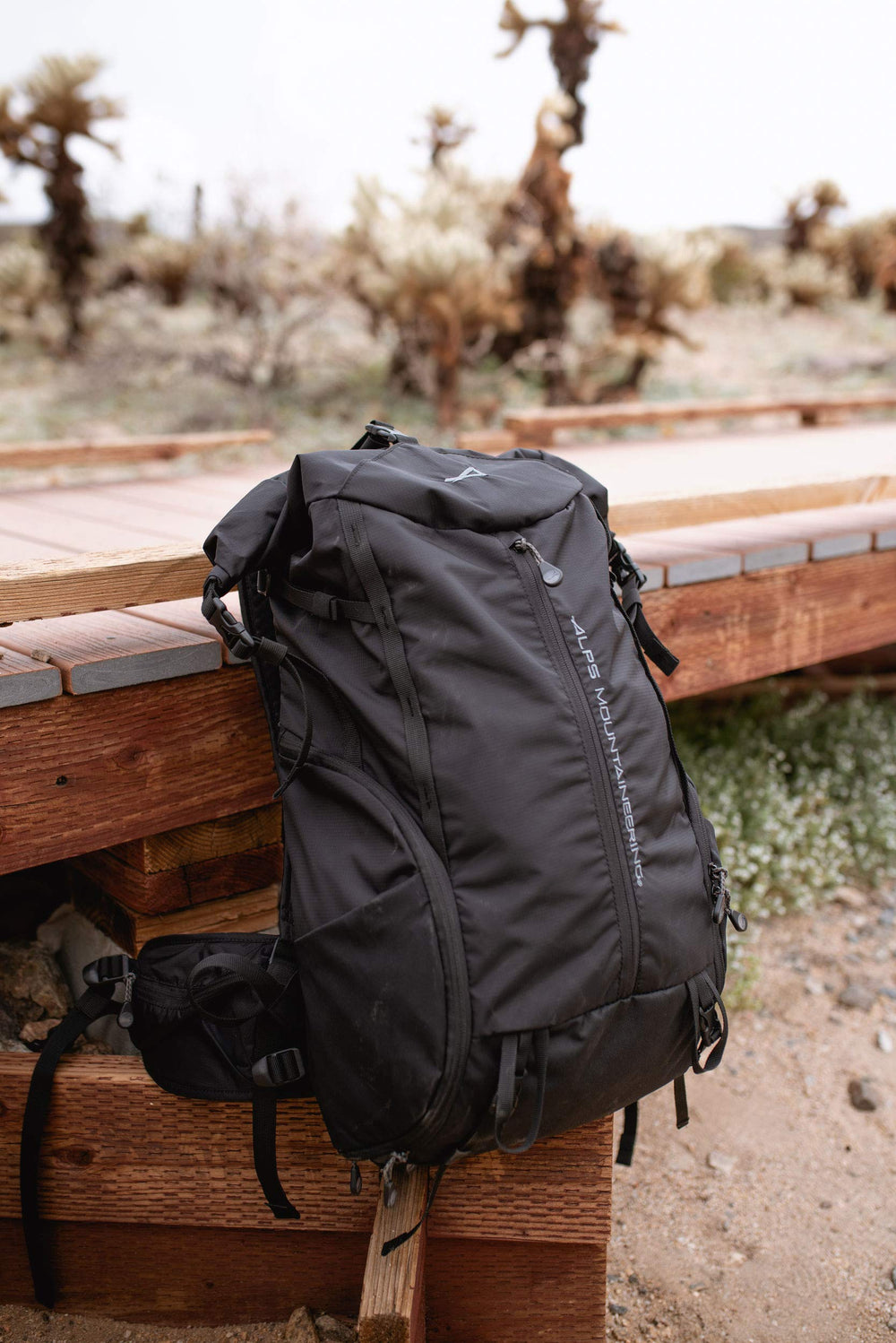ALPS Mountaineering Tour 40L pack aluminum stay provides stable support