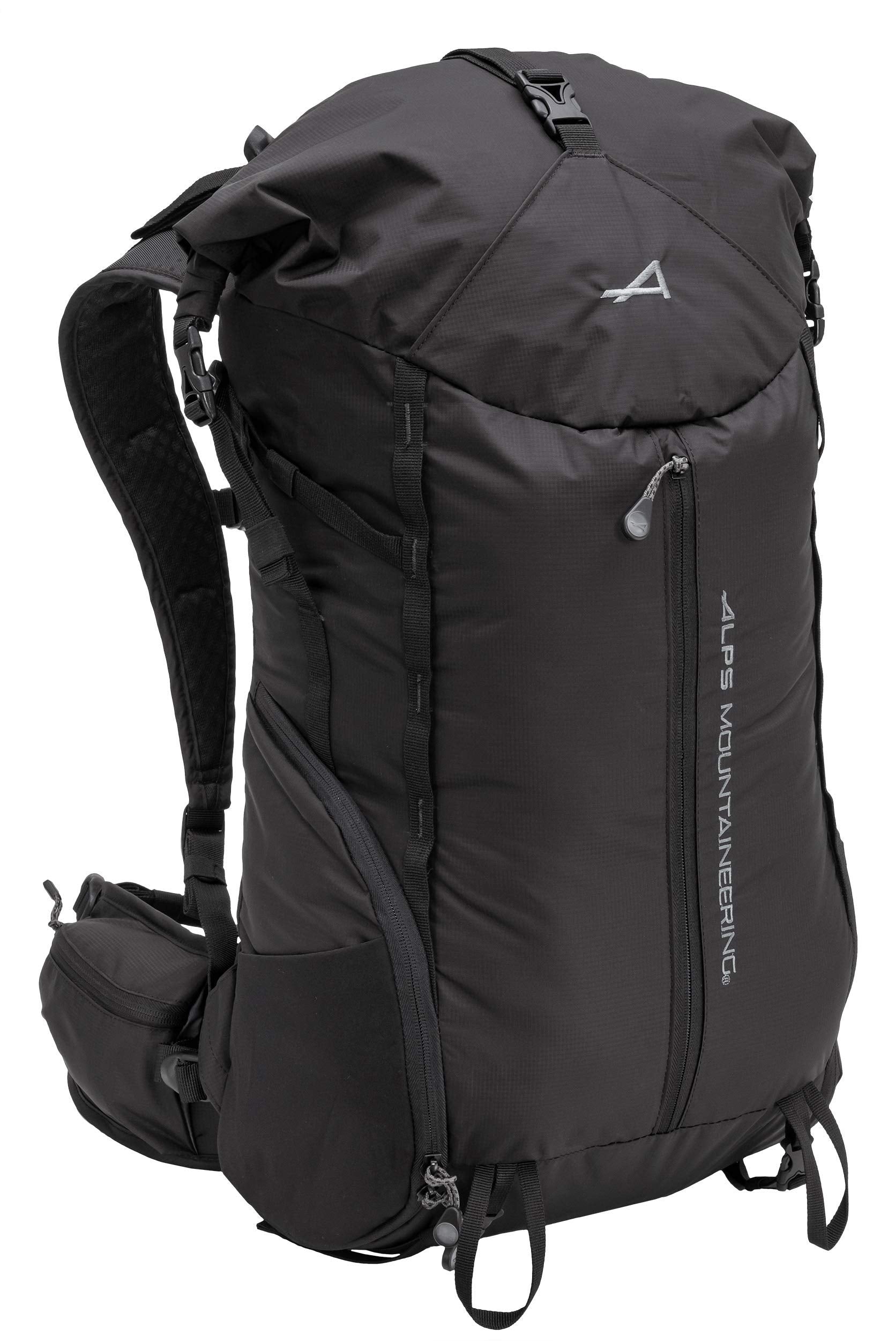 ALPS Mountaineering Tour 40L pack side view showing easy side access to gear