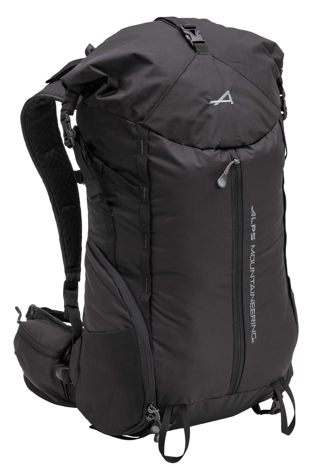 ALPS Mountaineering Tour 40L pack side view showing easy side access to gear