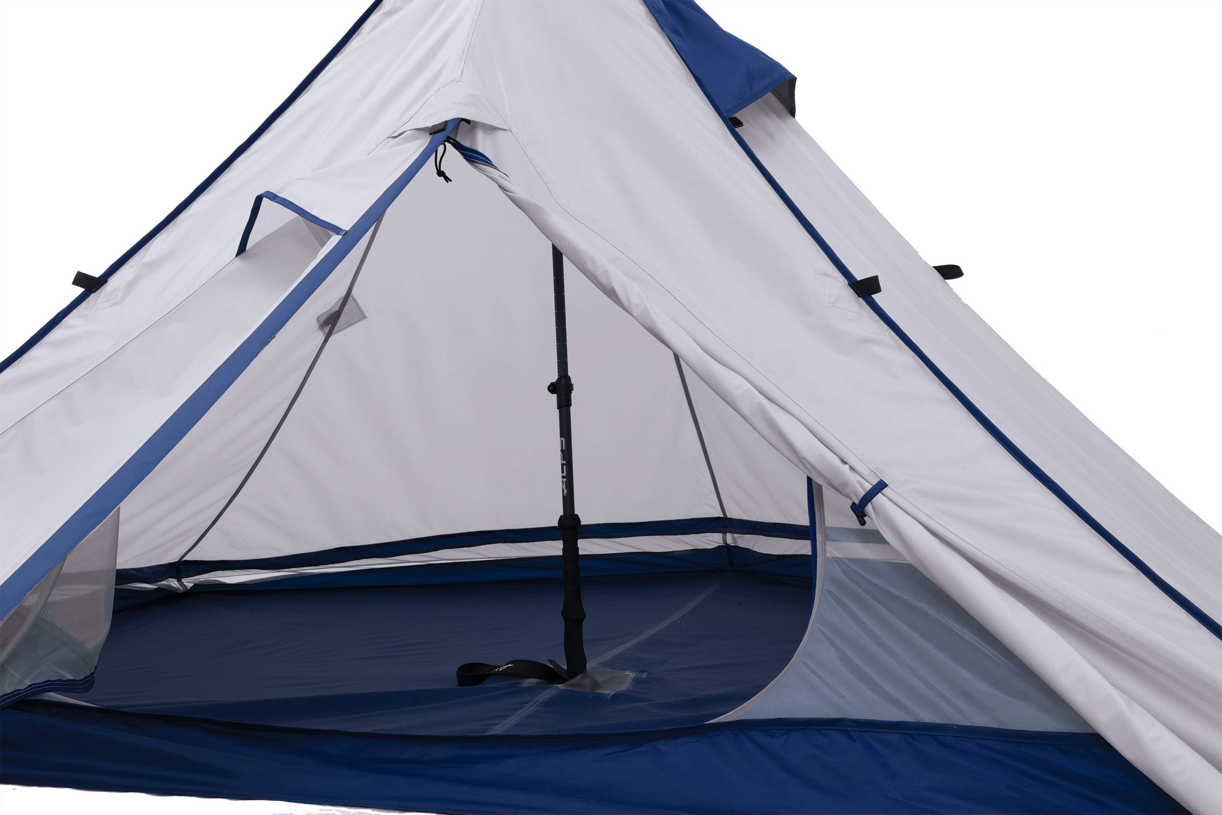 ALPS Mountaineering Trail Tipi includes stakes and guy lines for secure setup