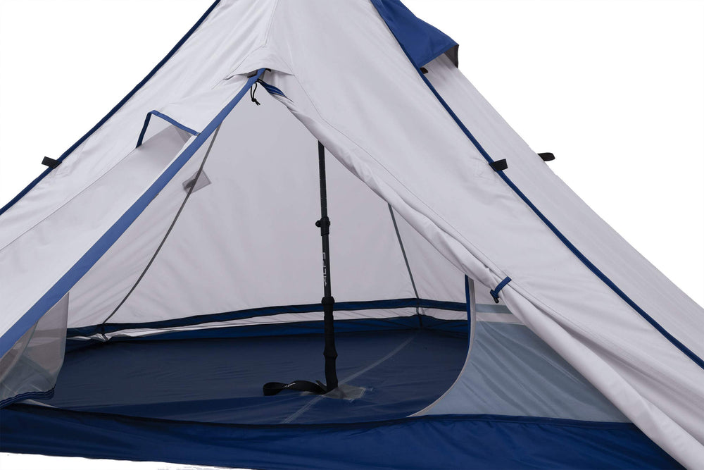 ALPS Mountaineering Trail Tipi includes stakes and guy lines for secure setup