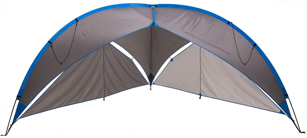 ALPS Mountaineering Tri-Awning Elite charcoal sunshield panel fabric provides extra sun protection.