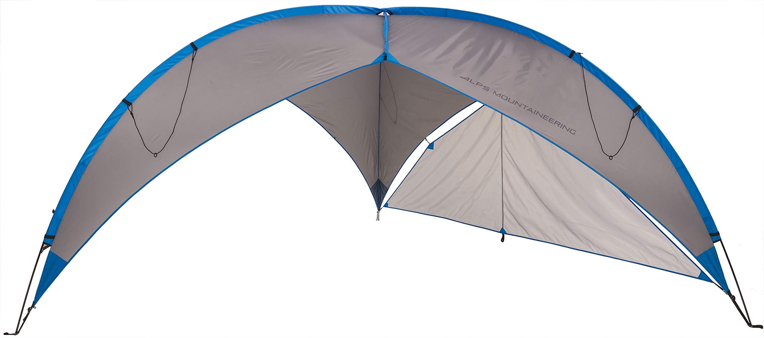 ALPS Mountaineering Tri-Awning Elite charcoal taller eave improves visibility from shade.