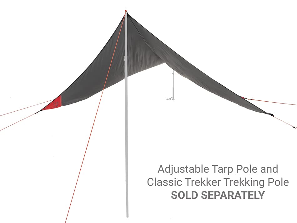 ALPS Mountaineering Ultra-Light Tarp Shelter ready to pitch in a campsite