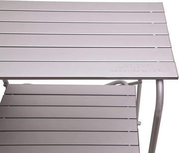 ALPS Mountaineering Utility Table includes a carry bag for transport.