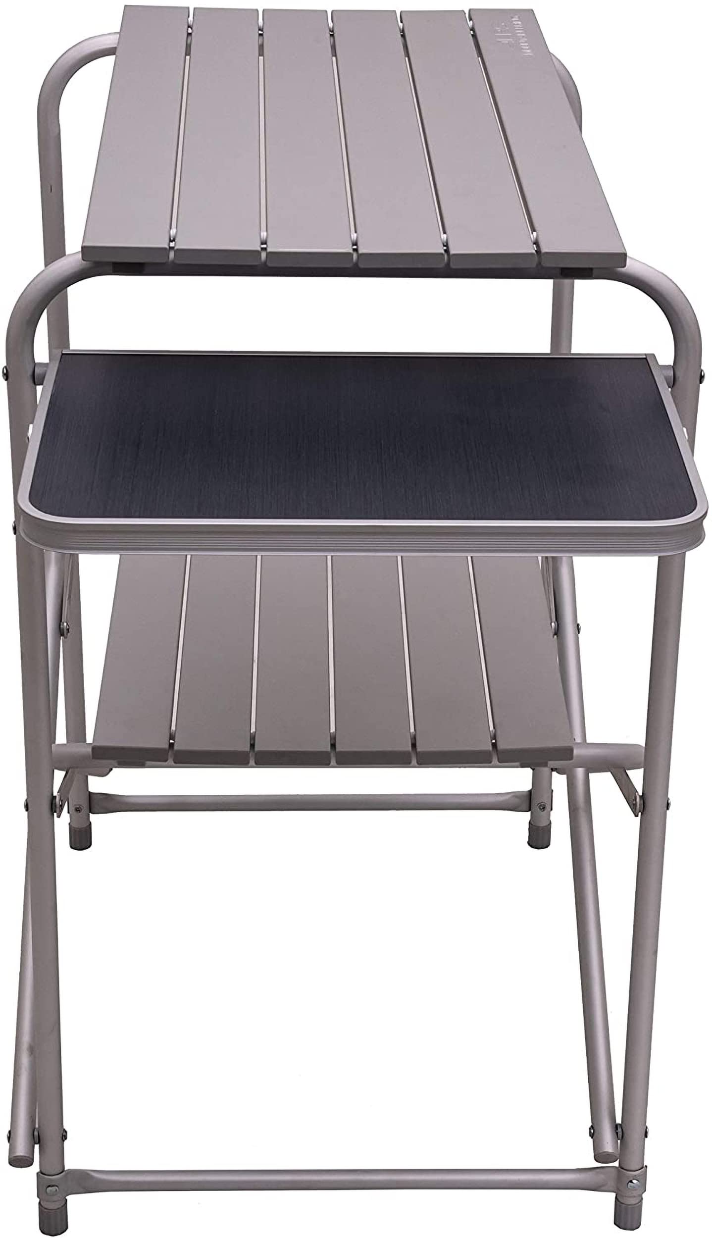 ALPS Mountaineering Utility Table uses durable aluminum for long outdoor use.