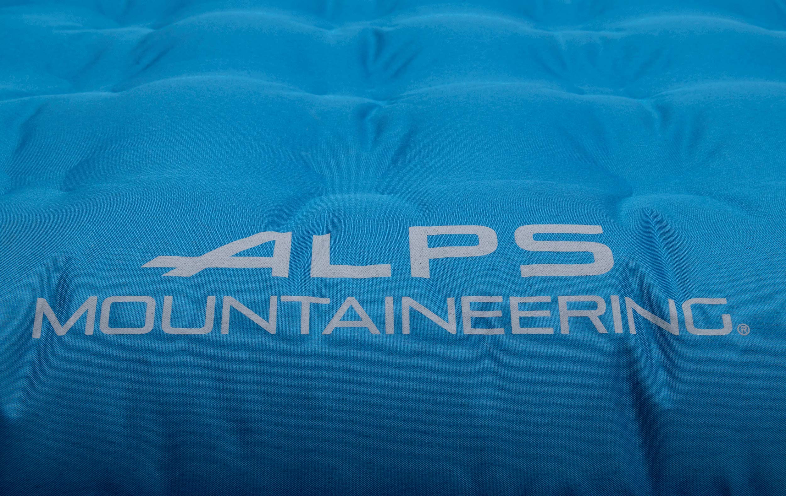 ALPS Mountaineering Vertex Air Bed PVC-free fabric close-up highlighting durability for camping