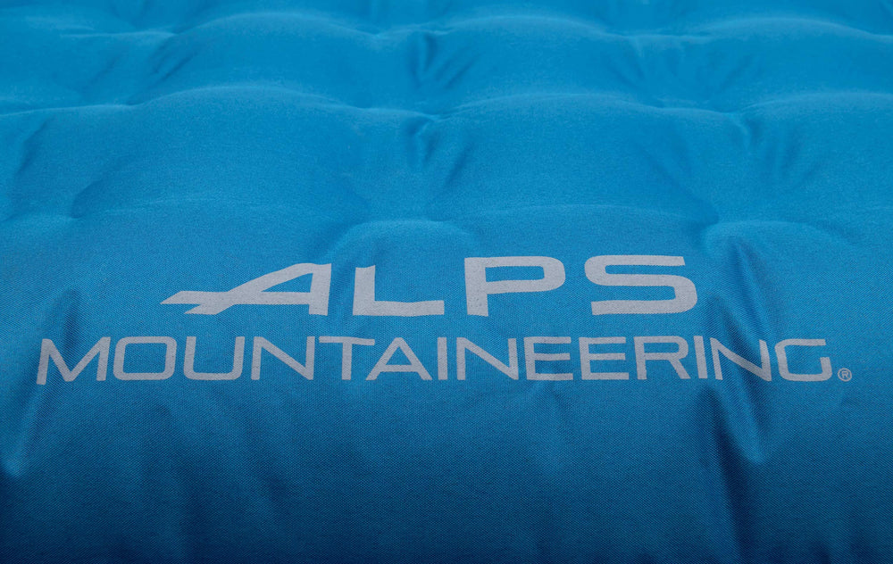 ALPS Mountaineering Vertex Air Bed PVC-free fabric close-up highlighting durability for camping