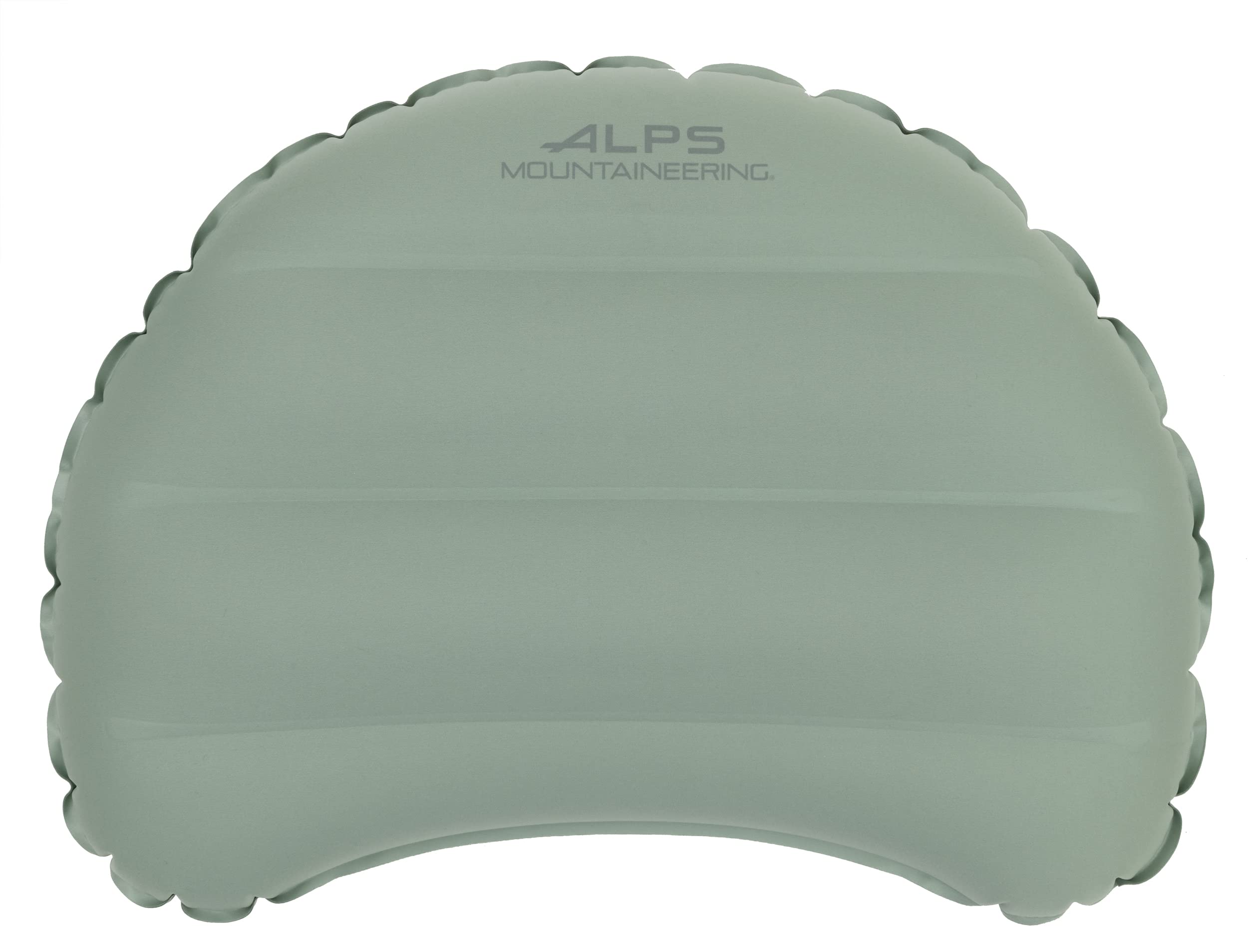 ALPS Mountaineering Vice Pillow in Iceberg Green showing recycled fabric for eco camping comfort