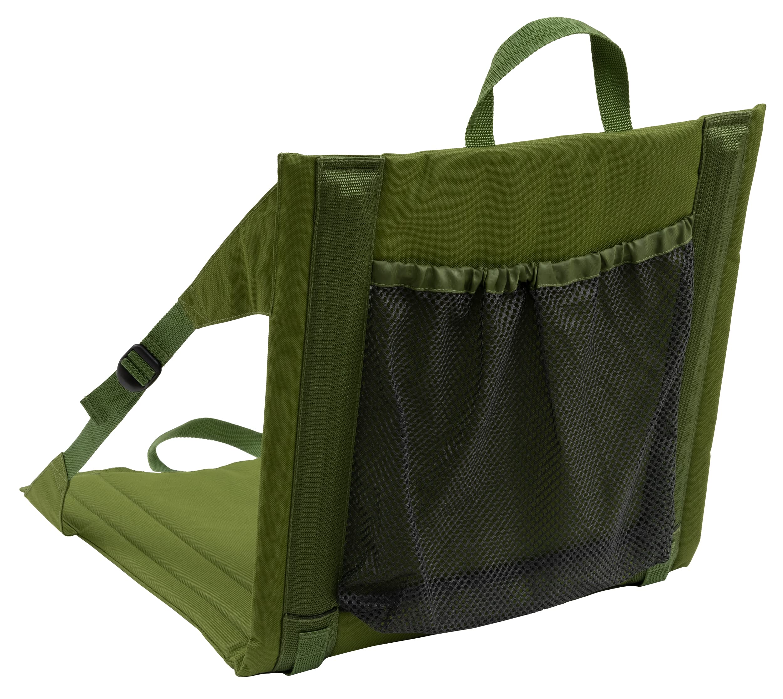 Weekender adjustable webbing straps for personalized sitting comfort.