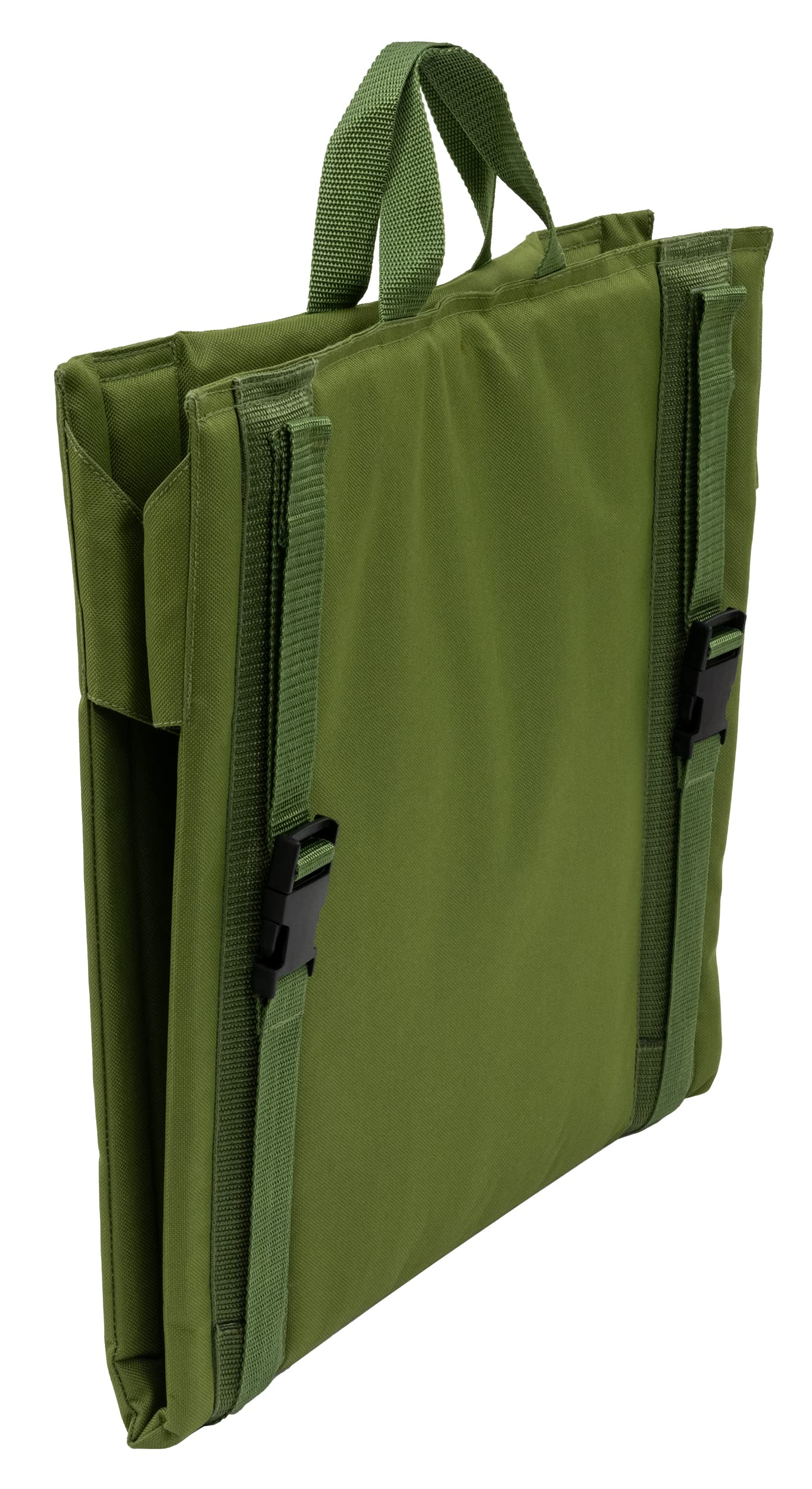 Bottom webbing straps secure the Weekender to canoe seats.