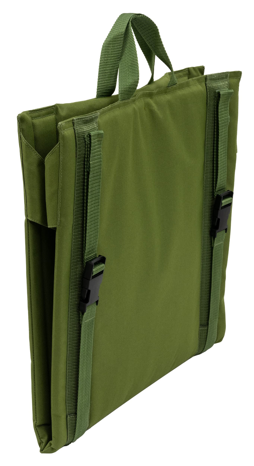 Bottom webbing straps secure the Weekender to canoe seats.