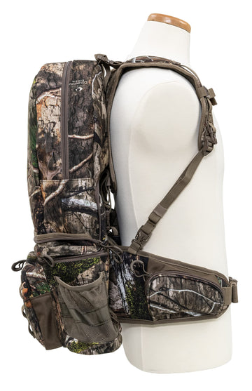 ALPS OutdoorZ Big Bear padded waist belt keeps gear close and comfortable.