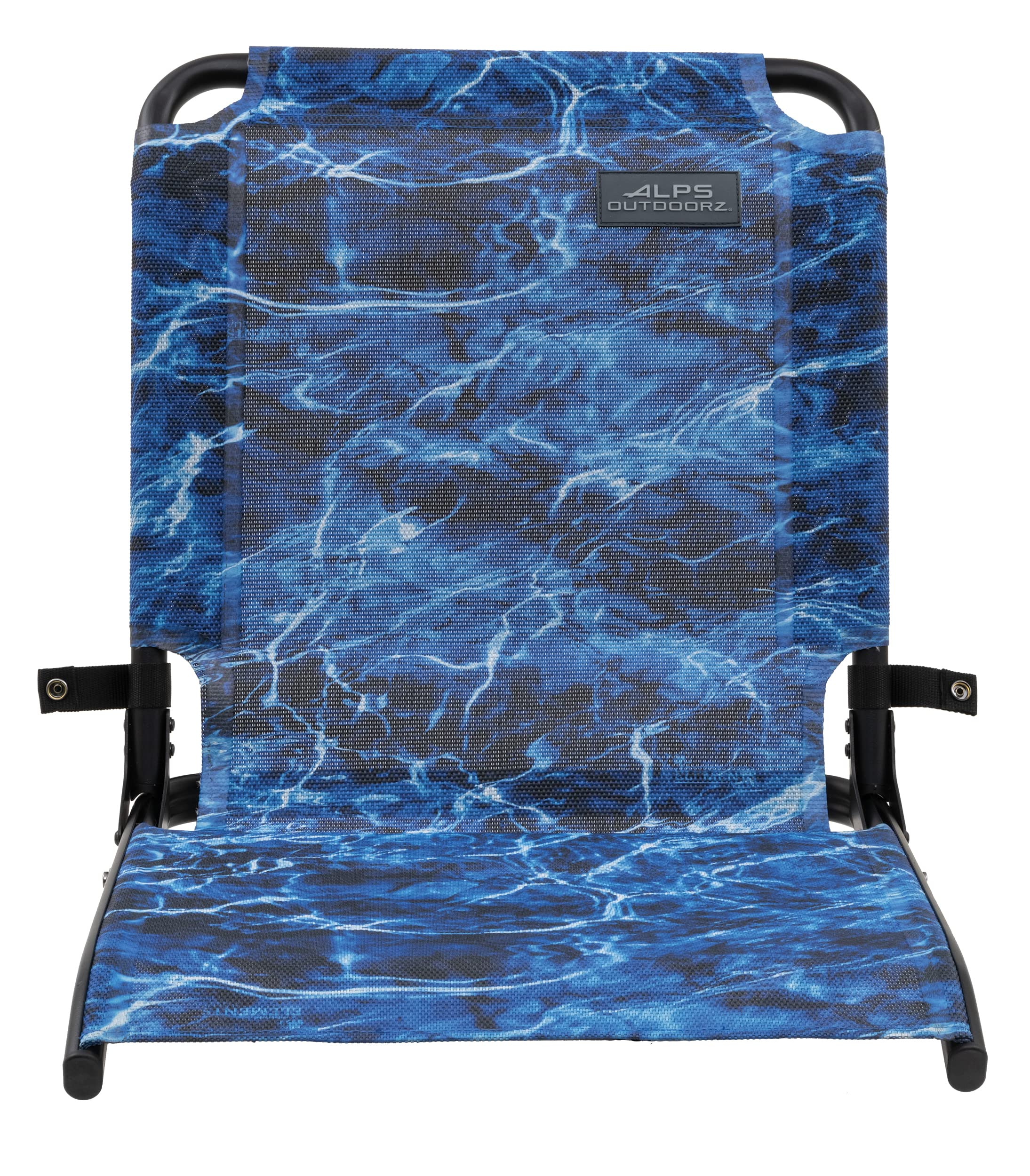 ALPS OutdoorZ Cast-N-Blast seat back view showing ergonomic support.