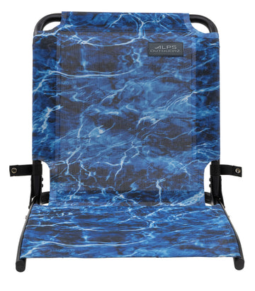 ALPS OutdoorZ Cast-N-Blast seat back view showing ergonomic support.