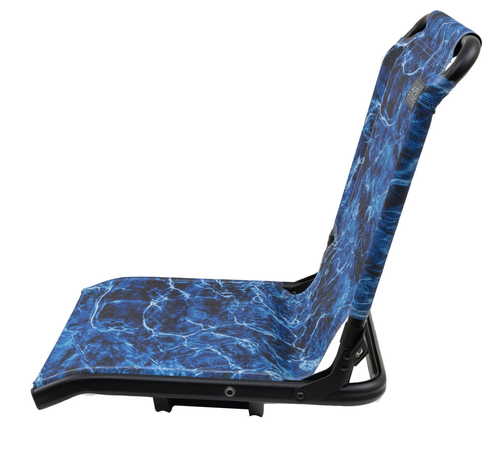 ALPS OutdoorZ Cast-N-Blast seat folded compact for easy storage.