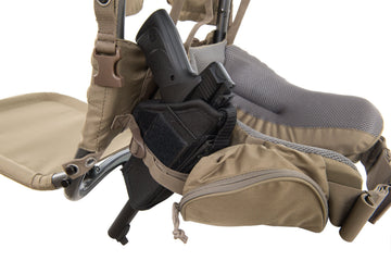 ALPS OutdoorZ Commander Briar lashing system secures game with extension straps.