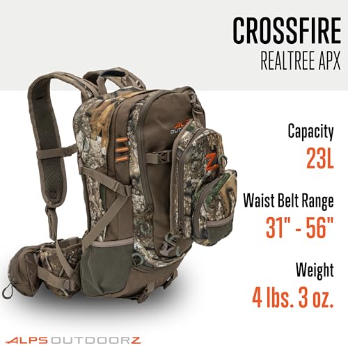 ALPS OutdoorZ Crossfire detachable front pocket worn across the chest for quick-access calls.
