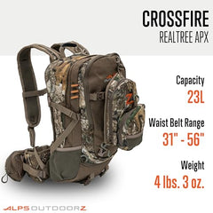 ALPS OutdoorZ Crossfire detachable front pocket worn across the chest for quick-access calls.