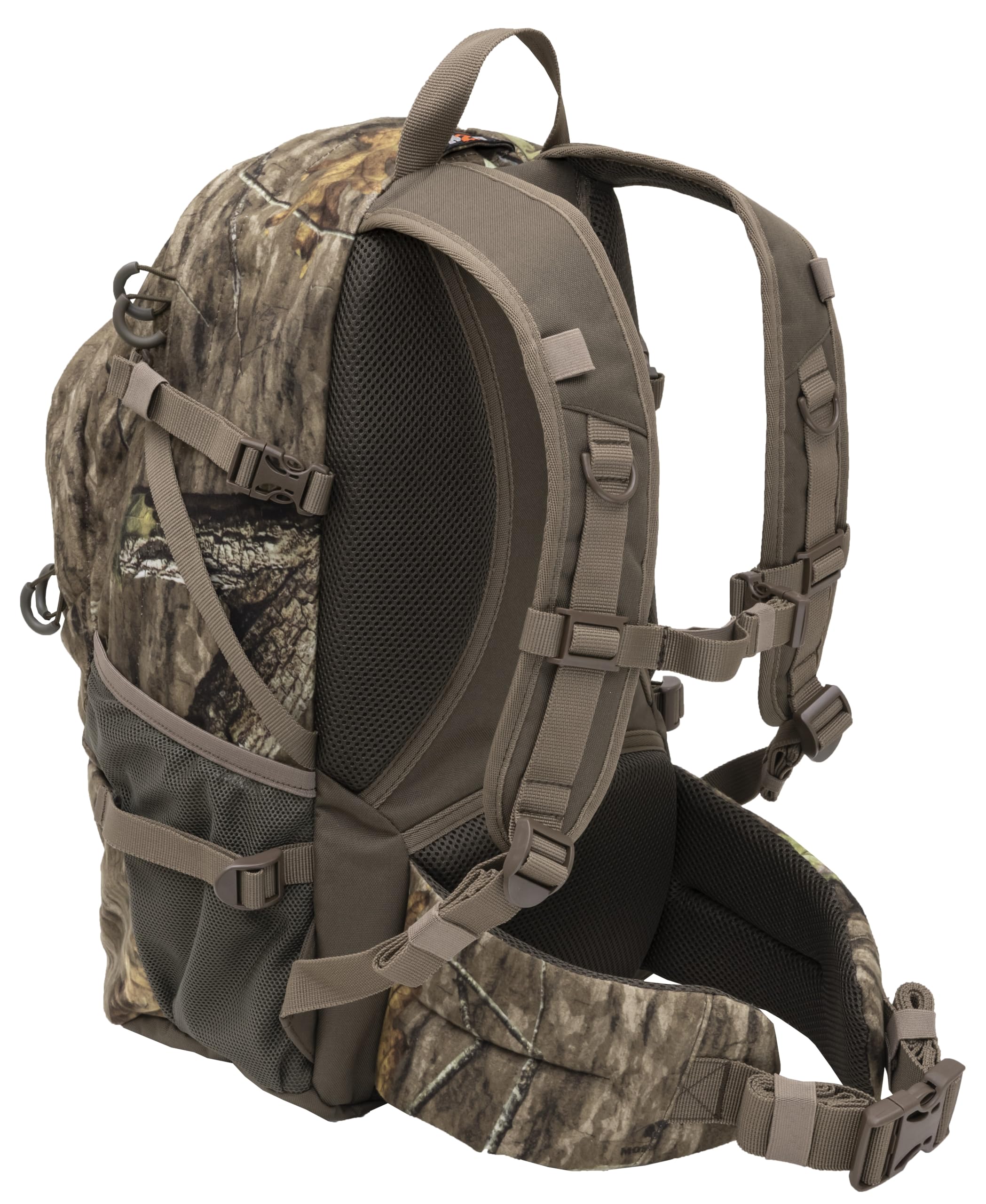 ALPS OutdoorZ Dark Timber Pack lower storage pocket stores small items securely during treks.