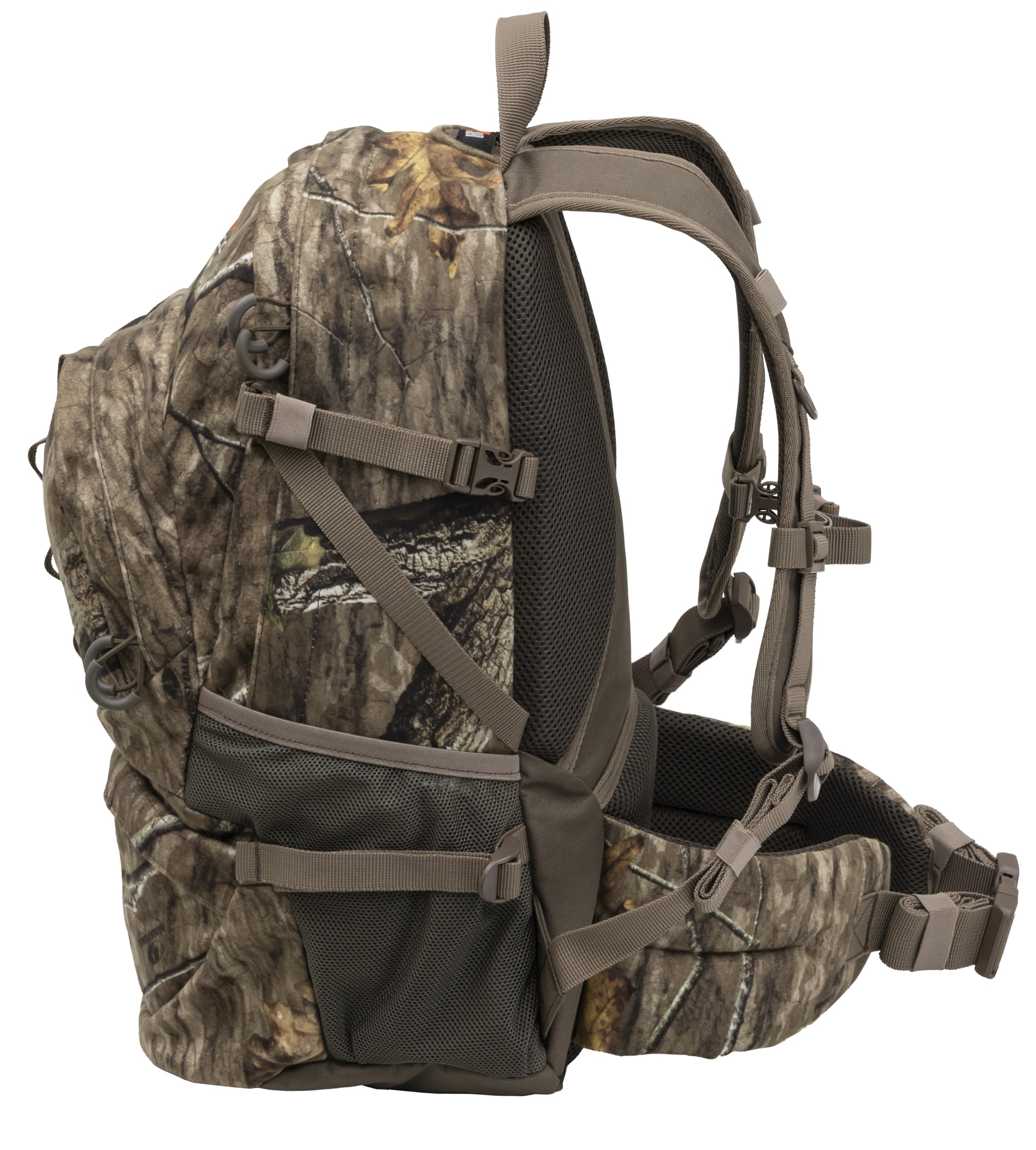 ALPS OutdoorZ Dark Timber Pack padded shoulder straps deliver comfortable carrying on rugged trails.