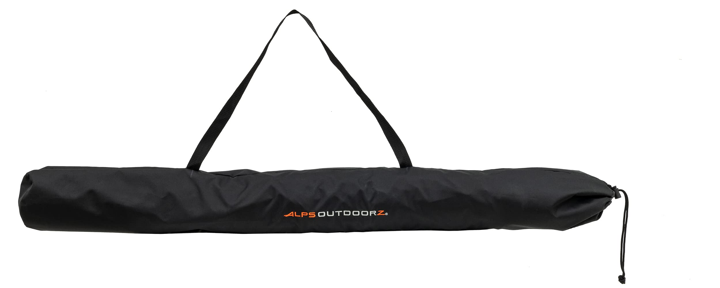 Free-standing frame provides stable setup on uneven ground.