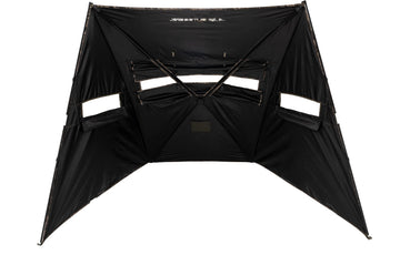 Dash Panel Blind wide front window enables shooting options.