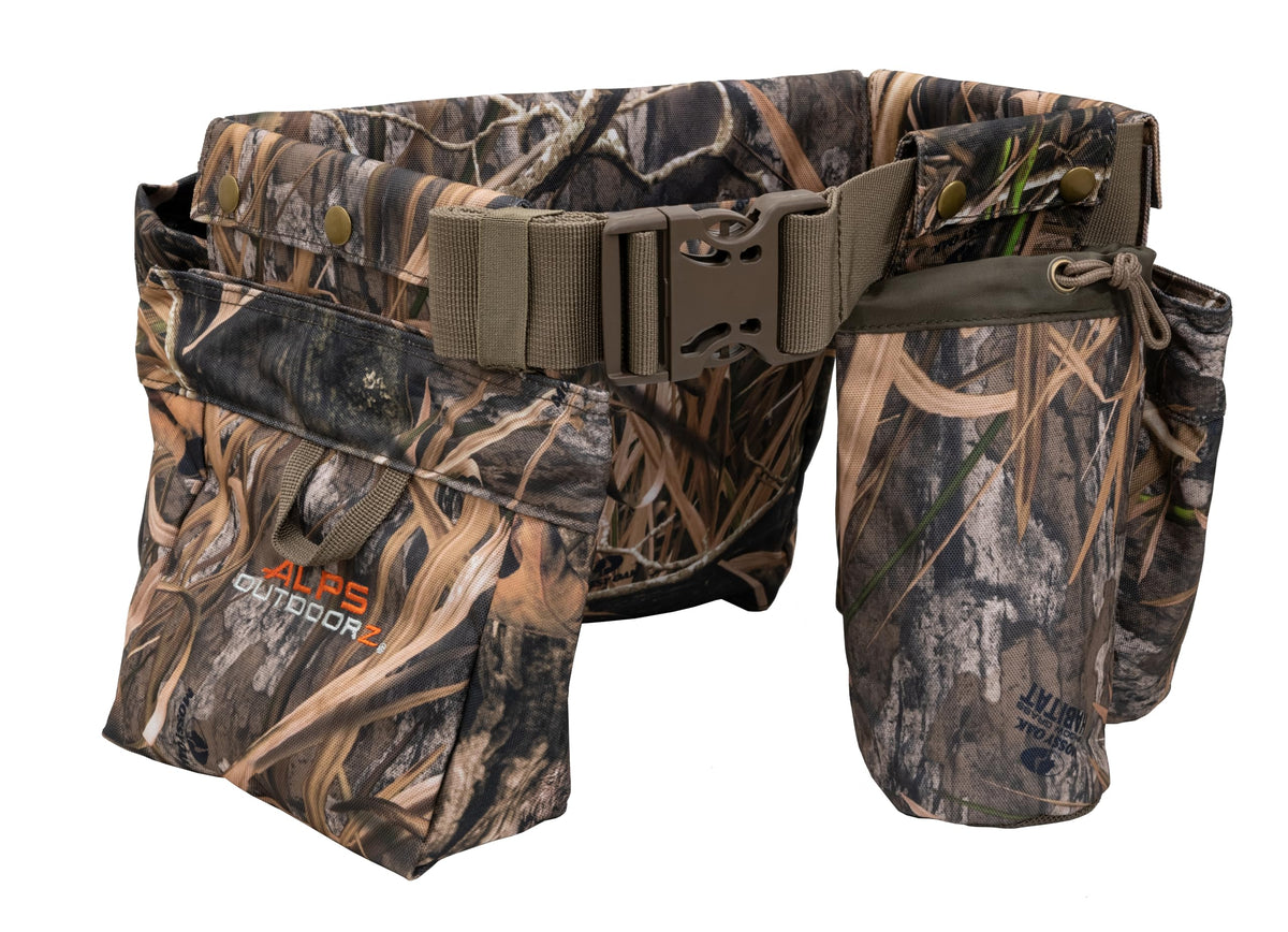 ALPS OutdoorZ Deluxe Dove Belt in Mossy Oak Shadow Grass Habitat for rugged hunting versatility.