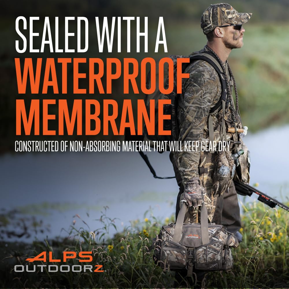 ALPS OutdoorZ Deluxe Floating Blind Bag interior dividers organize hunting gear