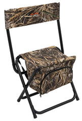 ALPS OutdoorZ Dual Action chair in Realtree MAX-7 fabric offers an extra-wide, comfy seat.