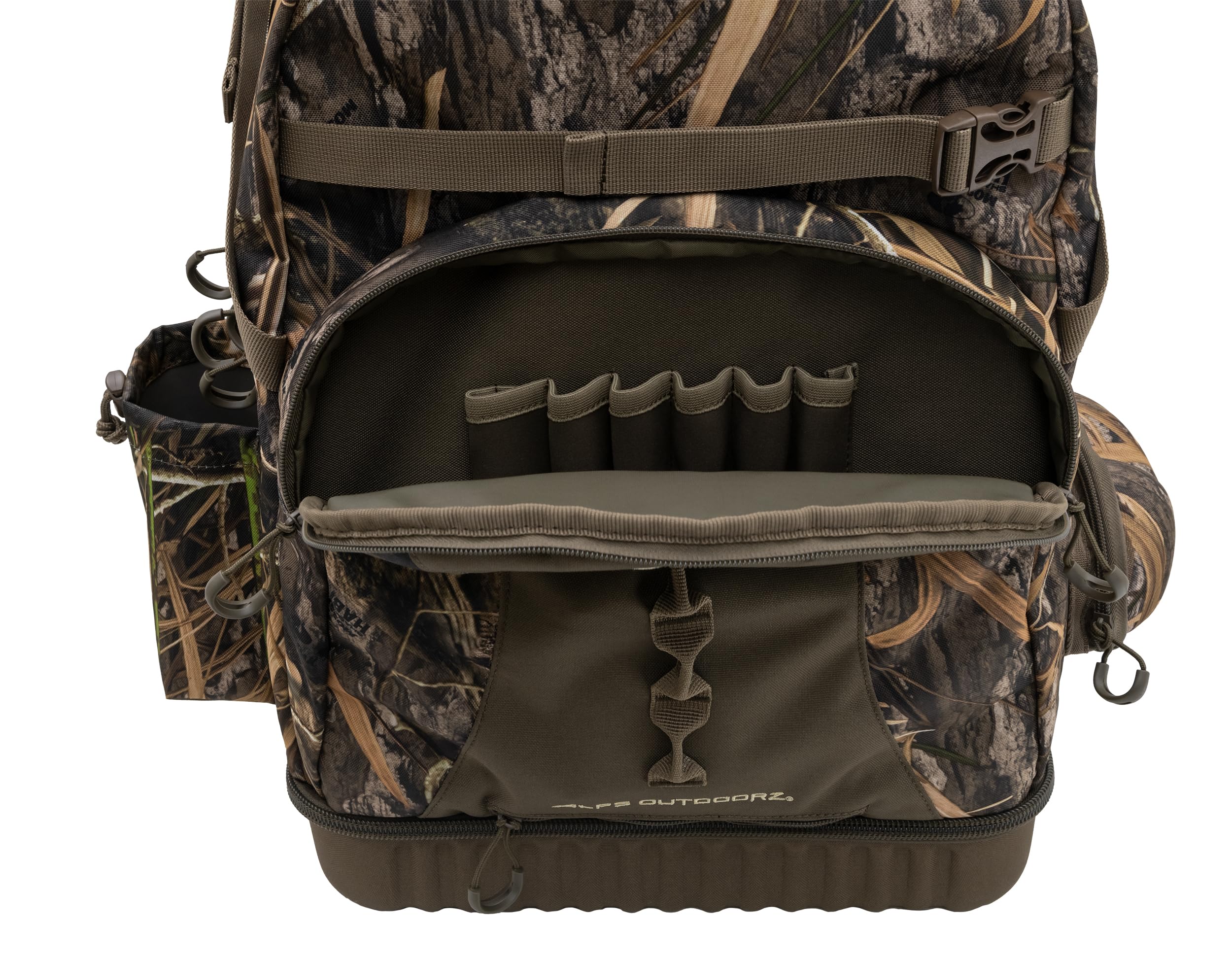 ALPS OutdoorZ Backpack Blind Bag offers a center aluminum stay and airflow back panel for comfort.