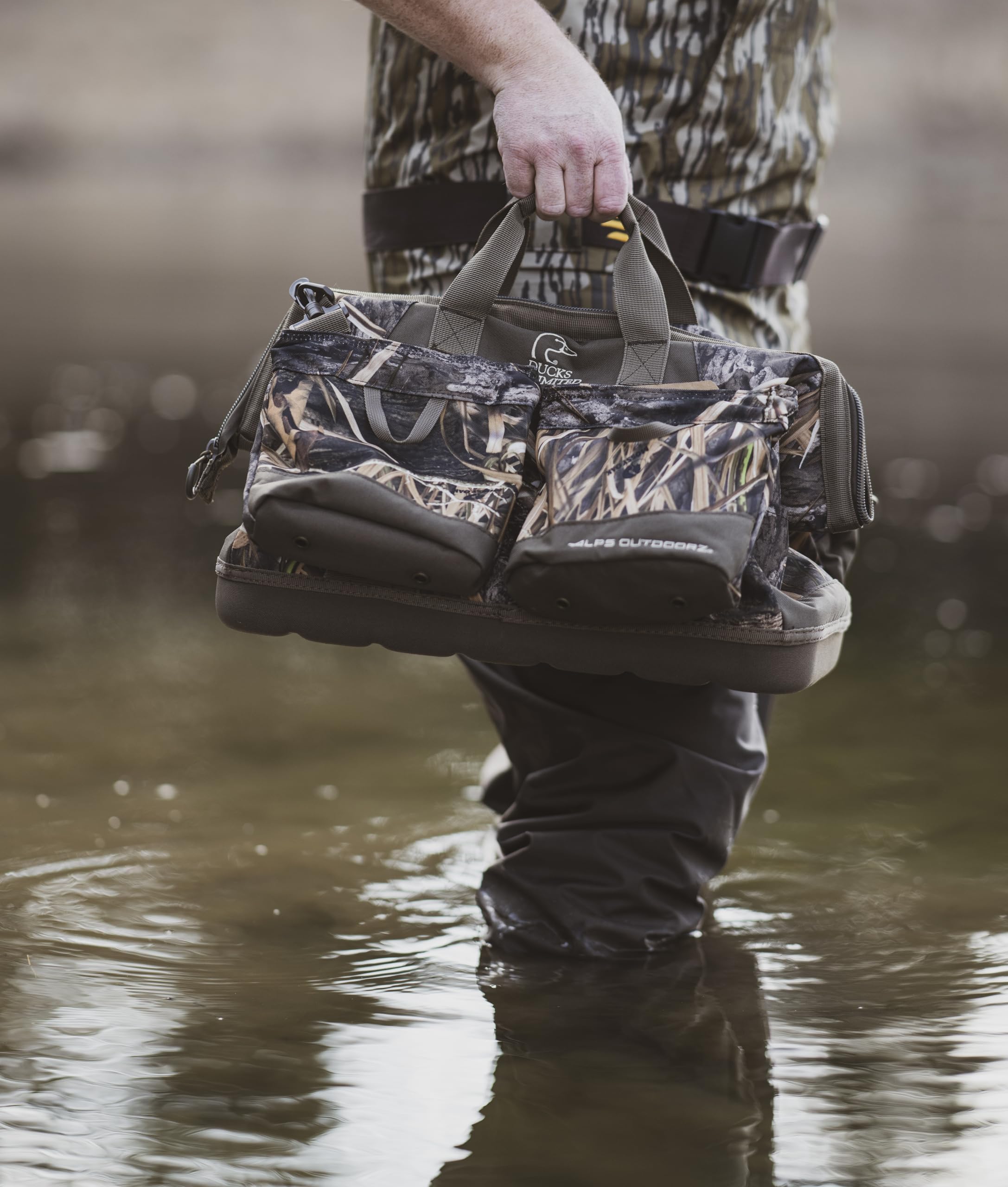 ALPS OutdoorZ Ducks Unlimited Pit Blind Bag easy-access design for fast retrieval of calls