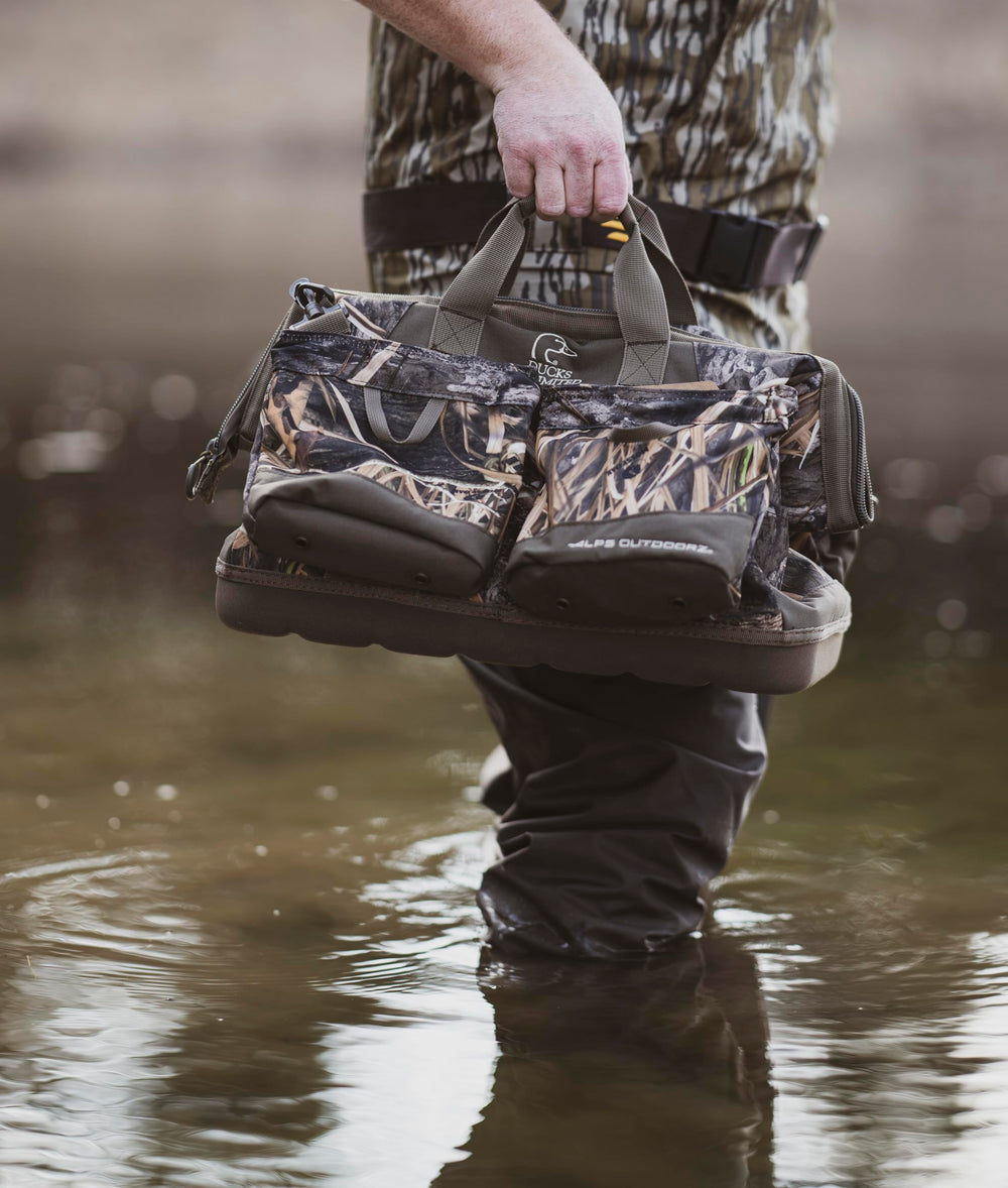 ALPS OutdoorZ Ducks Unlimited Pit Blind Bag easy-access design for fast retrieval of calls