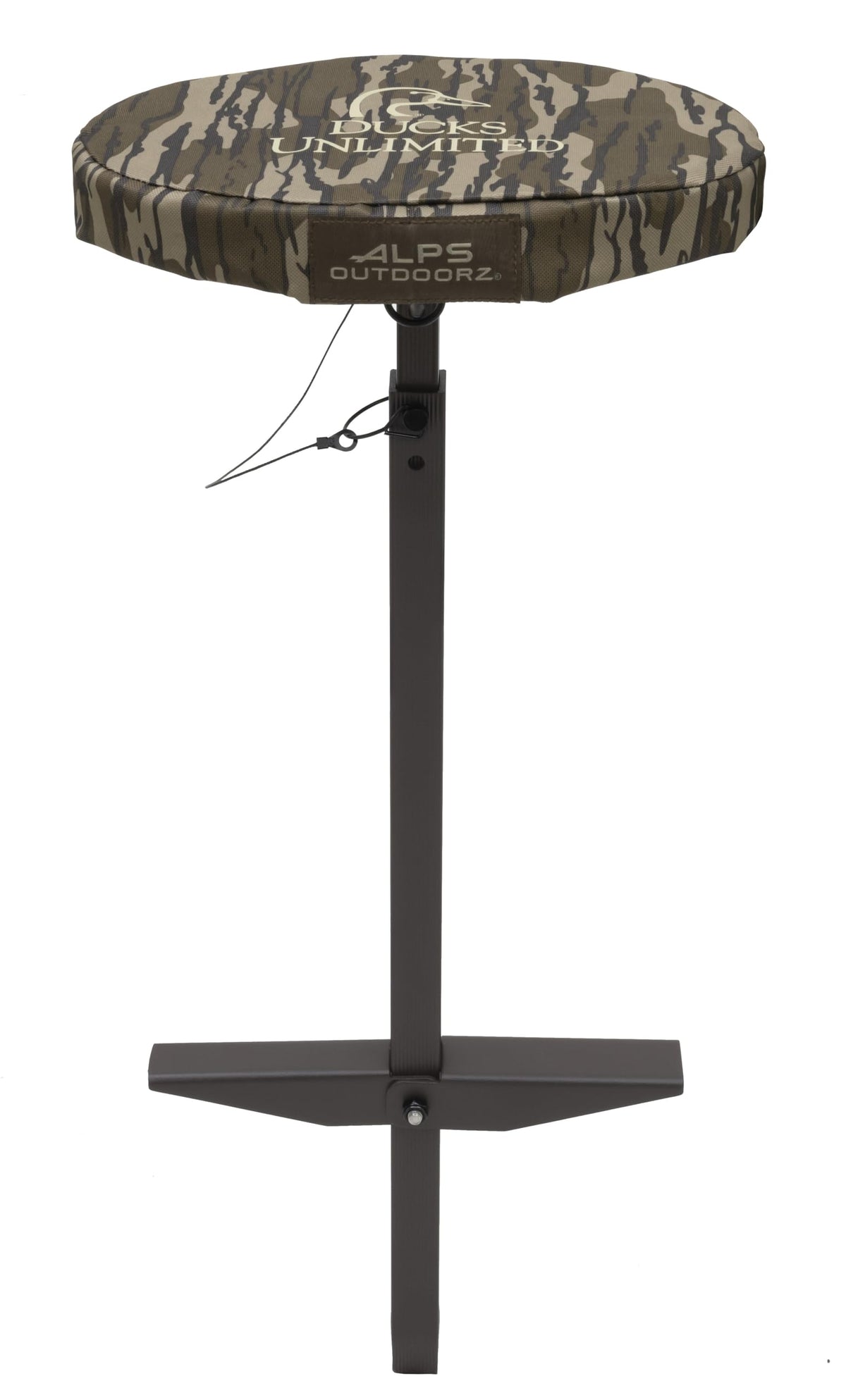Angle view of ALPS OutdoorZ Ducks Unlimited Wetland Seat in Mossy Oak Bottomland