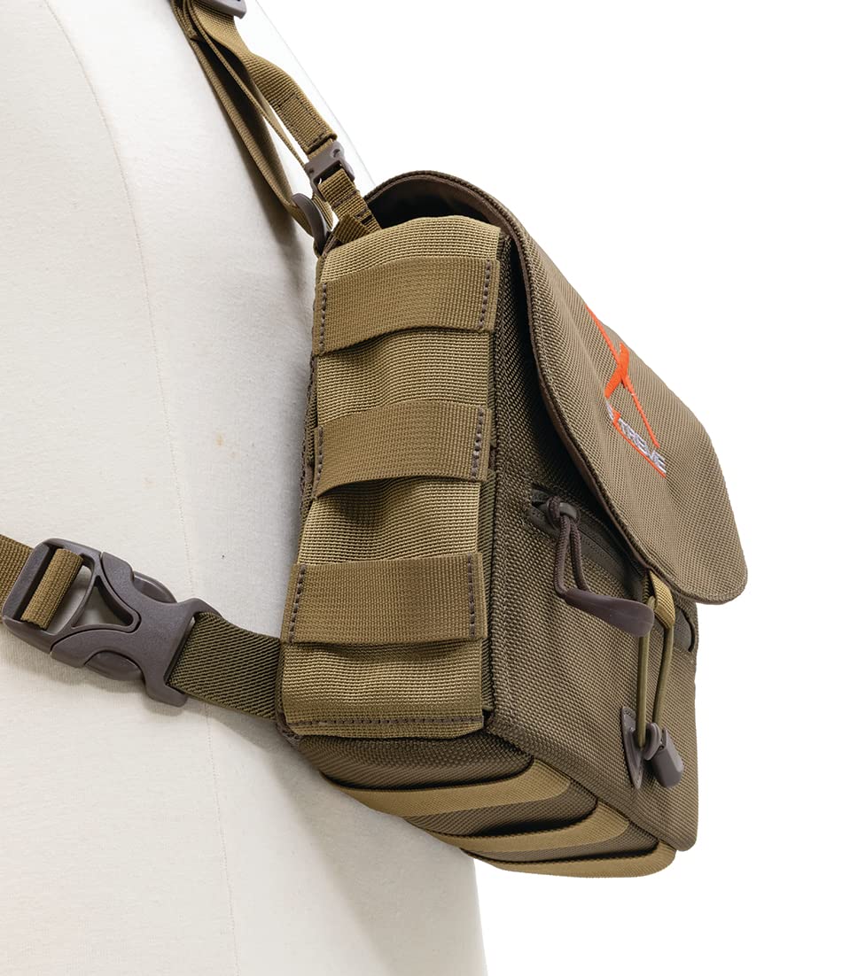 ALPS OutdoorZ Bino Harness X quick-access front opening in action