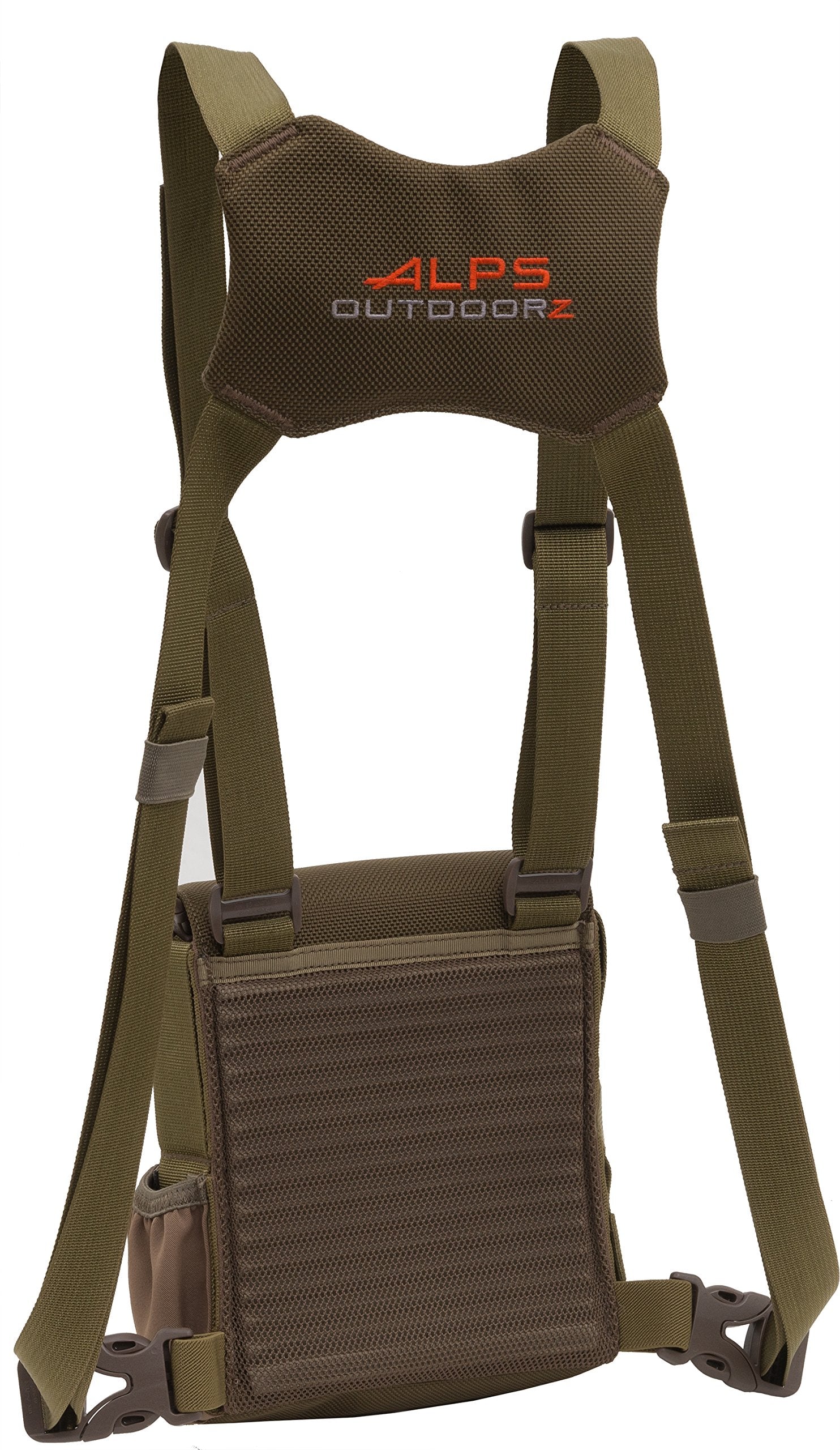 ALPS OutdoorZ Extreme Bino Harness X side view demonstrates balanced weight distribution