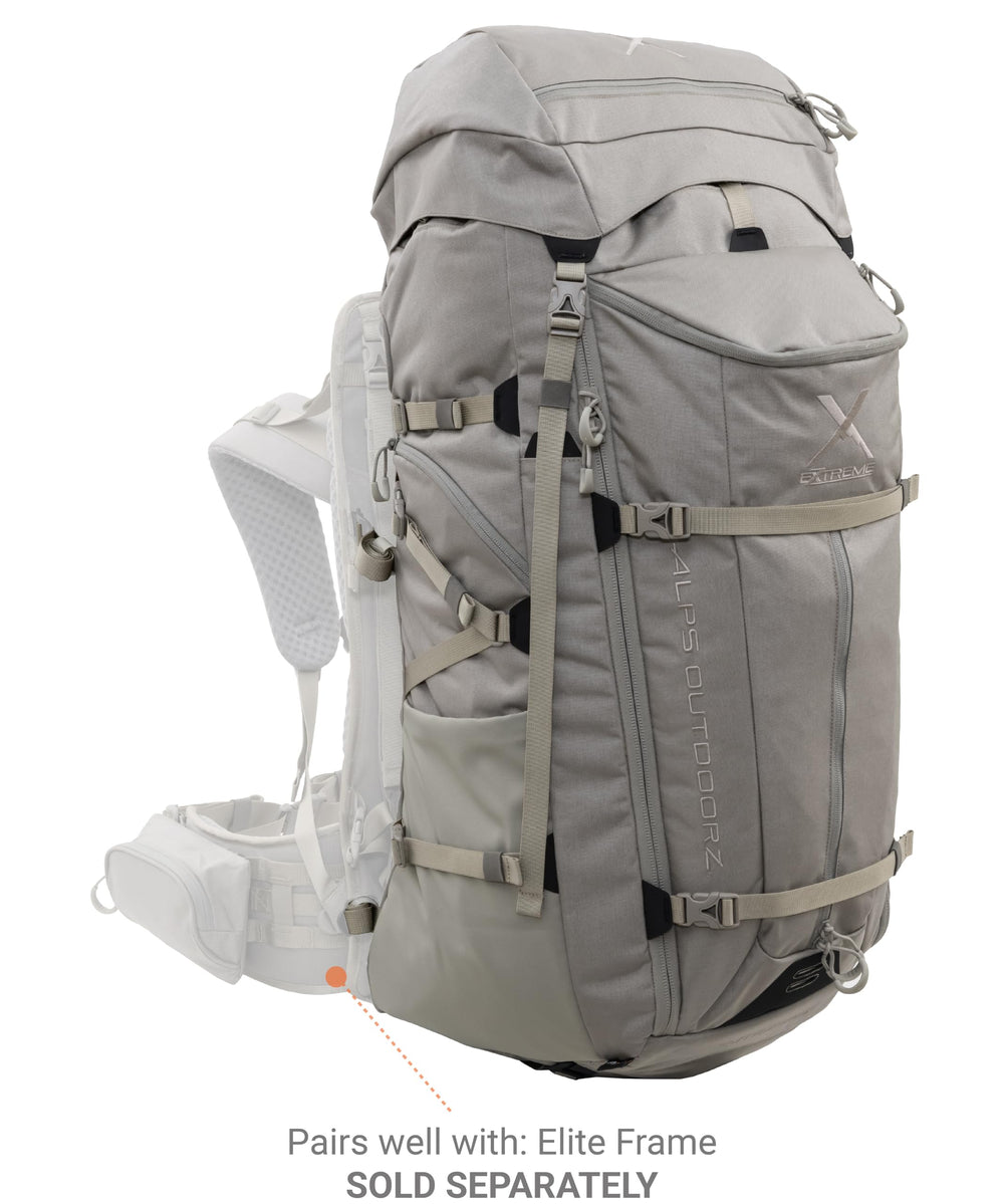 ALPS OutdoorZ Extreme Elite 5800 pack bag exterior pockets keep gear secure