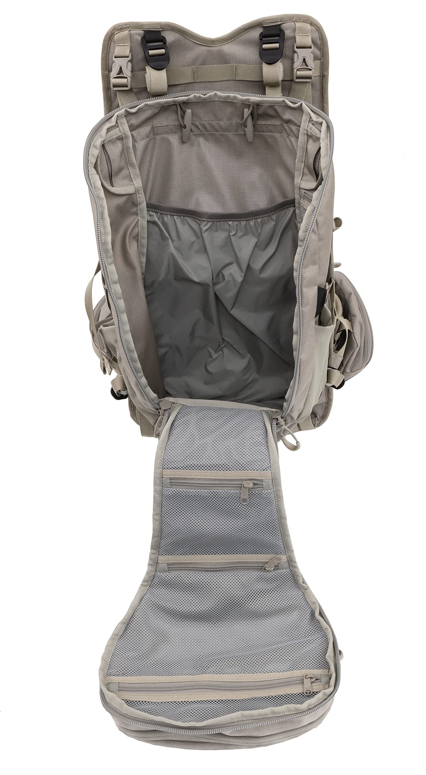 ALPS OutdoorZ Waist belt MOLLE with removable pockets customizes storage.