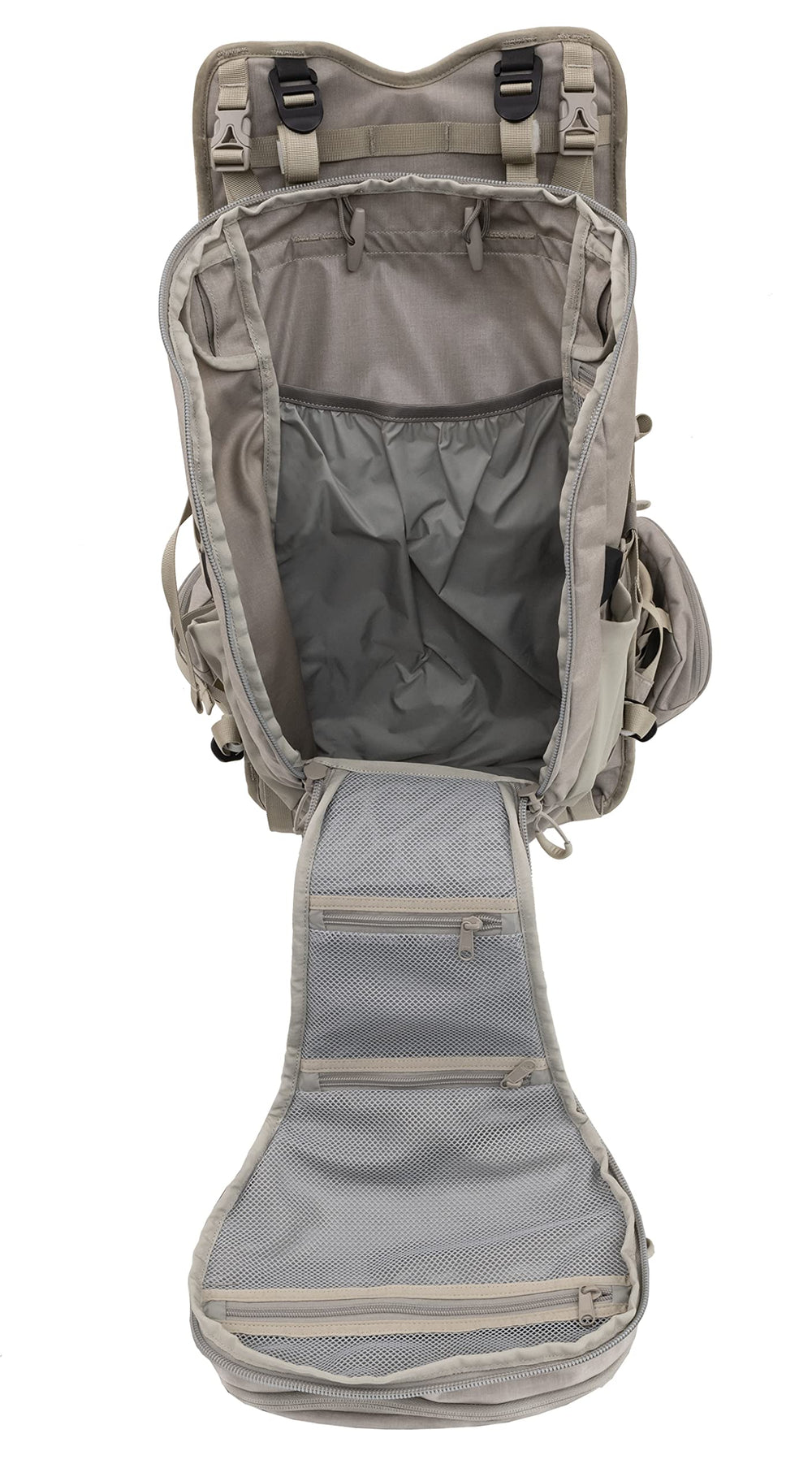 ALPS OutdoorZ Waist belt MOLLE with removable pockets customizes storage.