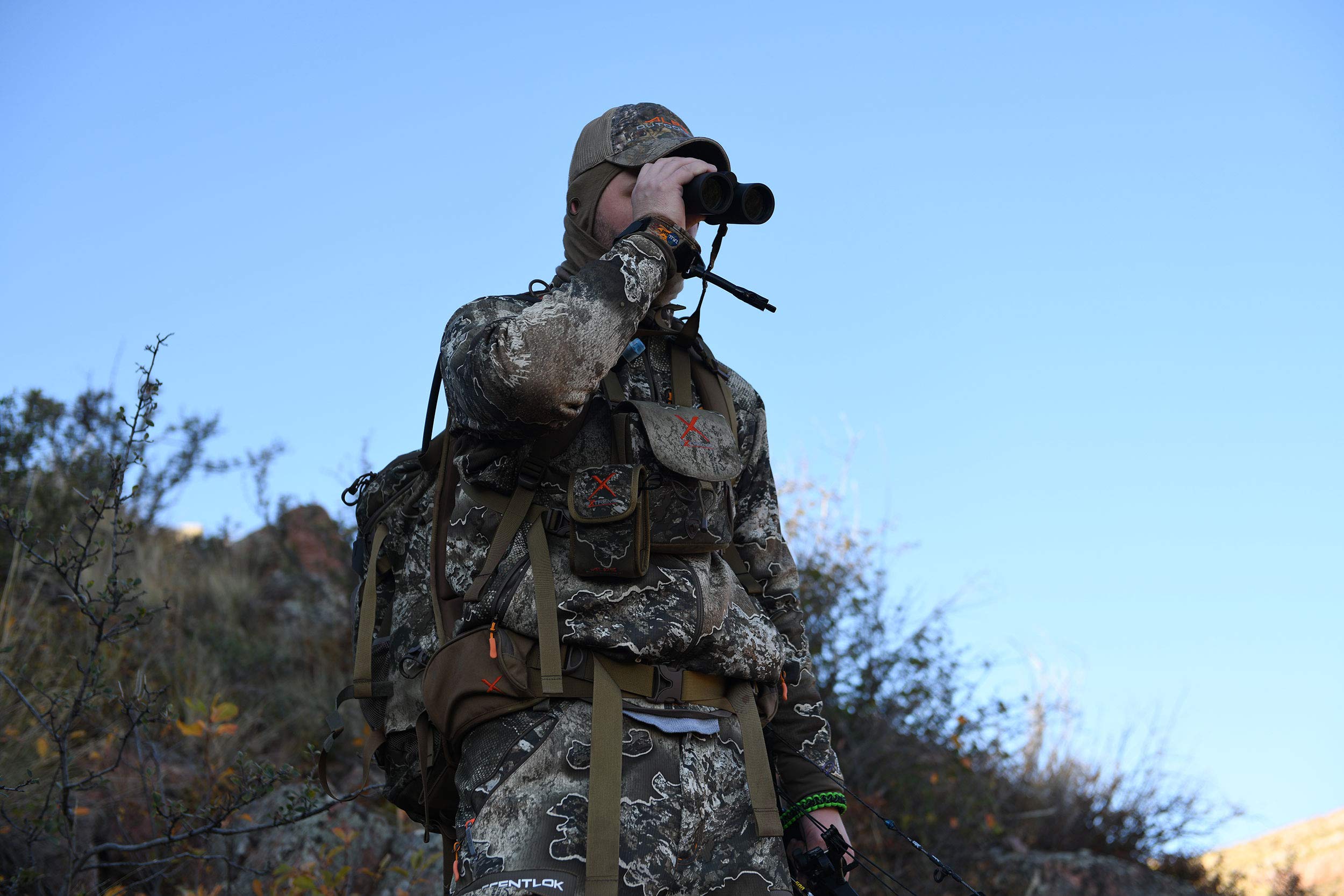 Vital X in Realtree Excape camo blends into hunting surroundings.