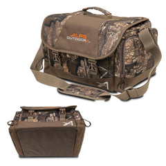 ALPS OutdoorZ Floating Blind Bag in Realtree Timber with waterproof bottom protects gear.