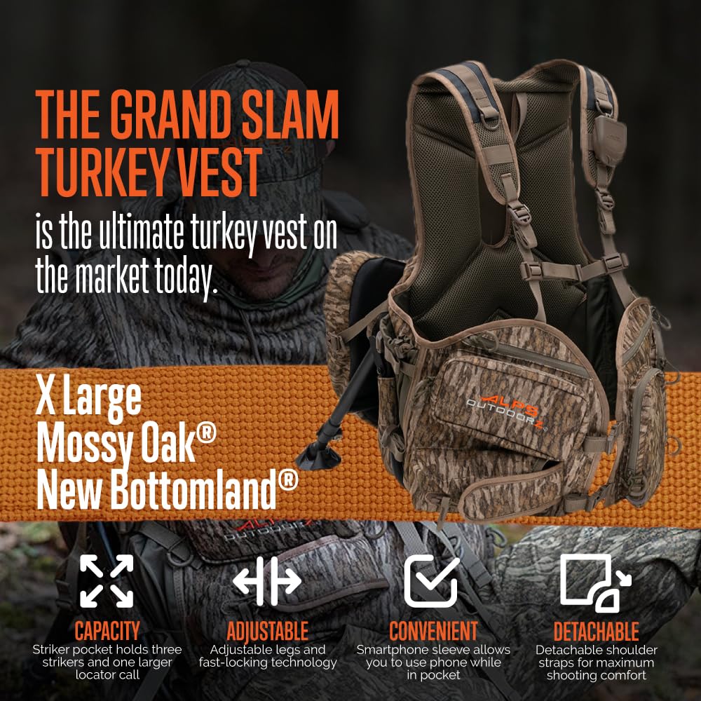 ALPS OutdoorZ Grand Slam Turkey Vest call pockets keep calls within reach