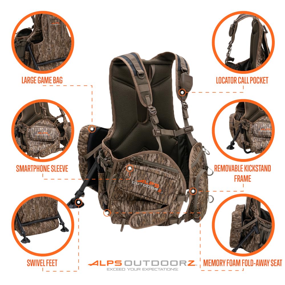 ALPS OutdoorZ Grand Slam Turkey Vest side compression straps adapt fit