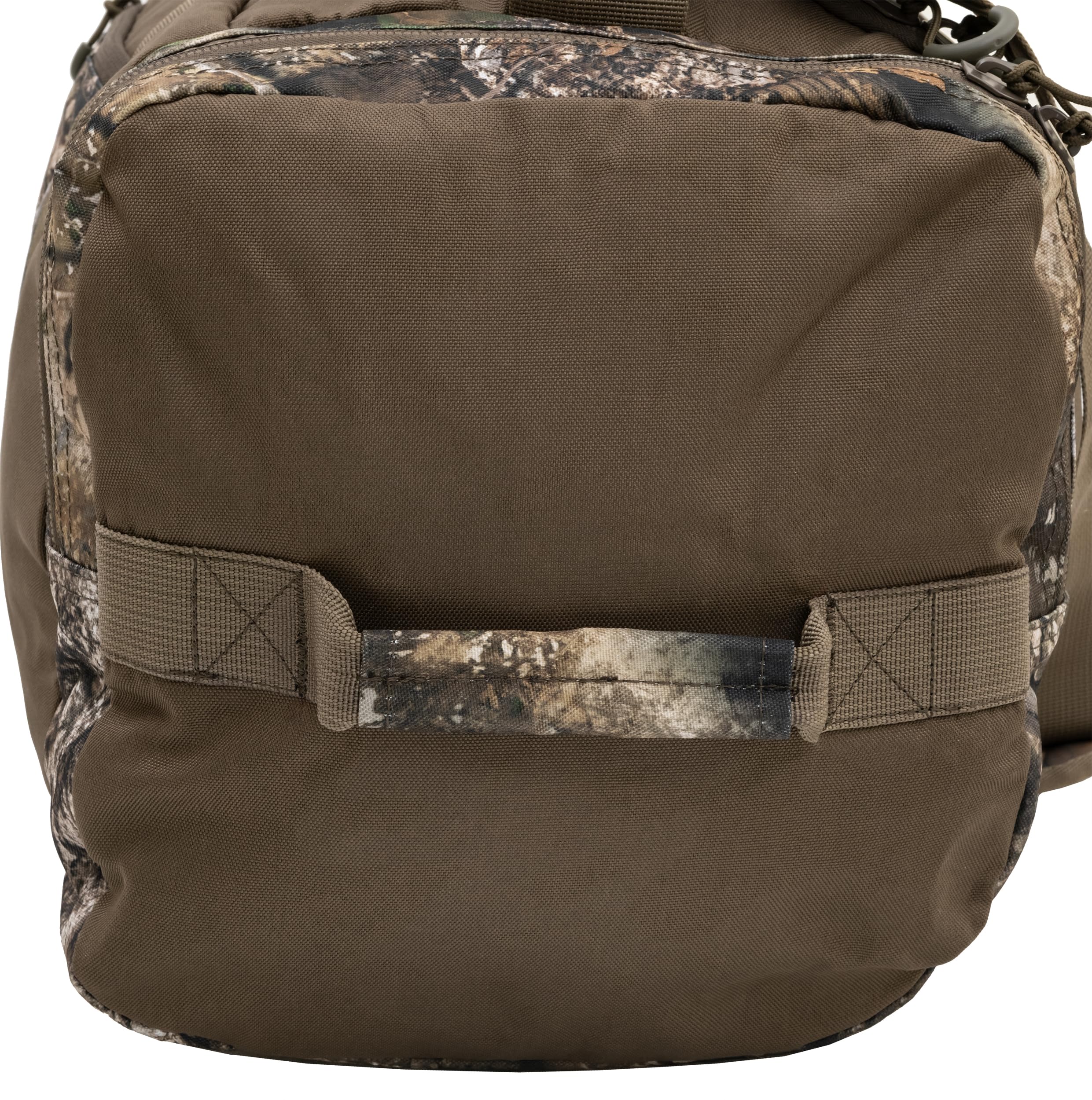 ALPS OutdoorZ High Caliber Duffel stash pocket for secure, quick-access storage.