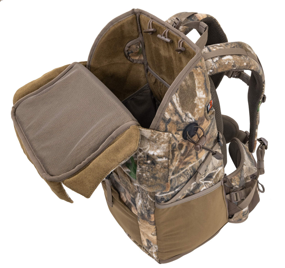 ALPS OutdoorZ Impulse Pack dual quiver holders for ambidextrous use.