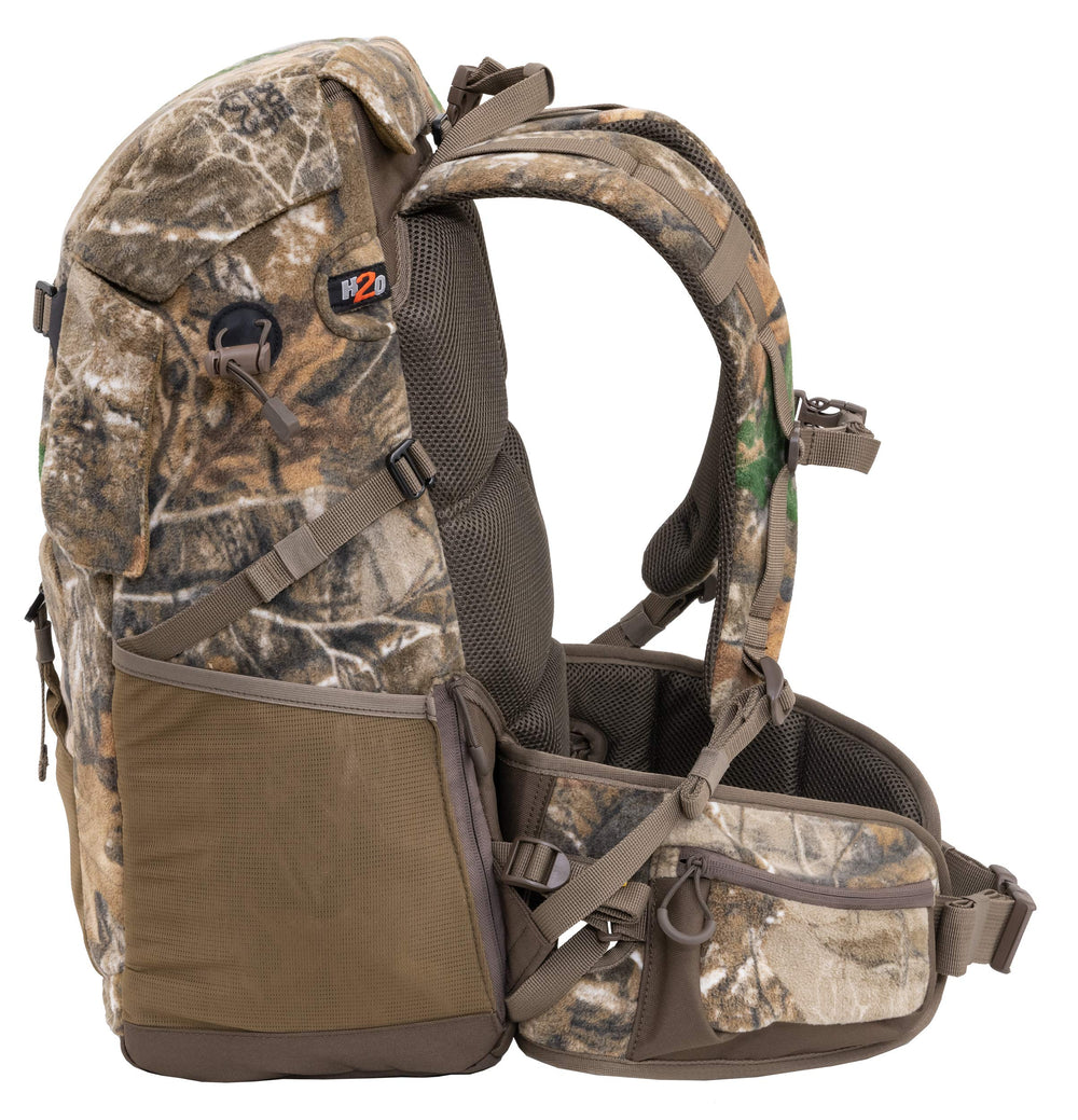 ALPS OutdoorZ Impulse Pack Realtree Edge side pocket for quick gear access.