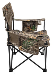 Powder-coated steel frame of King Kong Chair emphasizes durability and longevity.