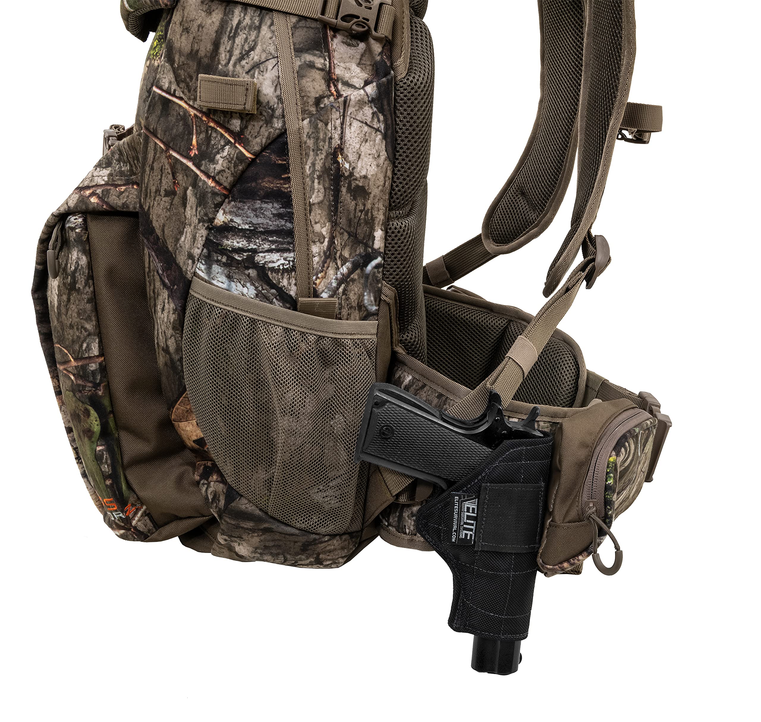 ALPS OutdoorZ Matrix Pack waist belt offers adjustable comfort.