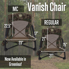 ALPS OutdoorZ NWTF Vanish folded with bag for easy field transport.