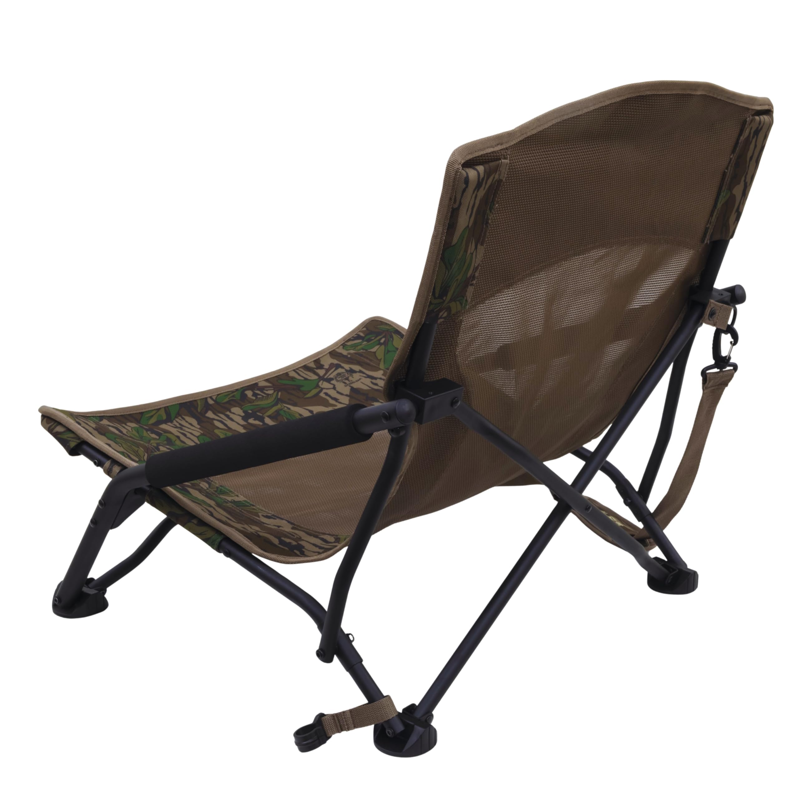 ALPS OutdoorZ NWTF Vanish padded shoulder strap eases carrying on treks.
